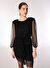People By Fabrika Siyah Kadın Bisiklet Yaka Classic Fit Elbise SPBF4WL-ELB5053