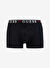Guess Gri - Siyah Erkek Desenli Boxer BRIAN 3'LÜ BOXER 