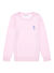 U.S. Polo Assn. Pembe Kız Çocuk Bisiklet Slim Fit Düz Kazak KCB01-SK24 