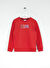 U.S. Polo Assn. Kırmızı Erkek Çocuk Baskılı Sweatshirt RAINSK024 