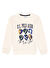 U.S. Polo Assn. Krem Erkek Çocuk Baskılı Sweatshirt CEMILES 