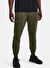 Under Armour Haki Erkek Bol Kesim Düz Eşofman Altı 1373362-390 UA Armour Fleece Jogger 