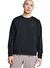 Under Armour Siyah Erkek Yuvarlak Normal Düz Sweatshirt 1389351-001 UA Unstoppable Flc Crew 