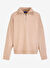 Jack & Jones Bej Erkek Dik Relaxed Kazak 12241817_JOROLLIE KNIT HALF ZIP SN 