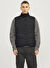 Jack & Jones Siyah Erkek Yelek 12256987_JJESTATE PACKABLE BW COLLA 