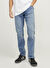 Jack & Jones  Erkek Dar Paça Slim Fit  Denim Pantolon 12249191_JJIGLENN JJORIGINAL MF 704