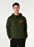 Jack & Jones Haki Erkek Kapüşon Regular Fit Sweatshirt 12256813_JJLINER SWEAT HOOD 