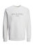 Jack & Jones Beyaz Erkek Bisiklet Regular Fit Sweatshirt 12261873_JPRBLAJARED SWEAT CREW NEC 