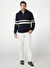 Guess Erkek Lacivert Kazak M4BR12Z3HA2G7V2 ELRIC HALF ZIP TN S   