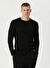 Network Siyah Erkek Bisiklet Slim Fit Kazak 1091782 