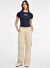 Guess Krem Kadın Rahat Desenli Pantolon GJ CARGO CHINO - ECO ORG CO CLASSIC 