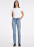Guess Mavi Kadın Regular Fit Desenli Denim Pantolon GJ G08 MID RISE STRA - ECO RECY CO 