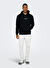 Only & Sons Siyah Erkek Kapüşon Normal Baskılı Sweatshirt ONSCURATED REG HOODIE SWEAT NOOS 