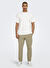 Only & Sons Açık Kahve Erkek Normal Düz Chino Pantolon ONSLINUS TAPER 0183 PANT NOOS 