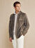 Brooks Brothers Vizon Erkek Klasik Normal Deri Ceket BBFW24MSH024 