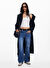 Desigual Mavi - Siyah Kadın Standart Düz Denim Pantolon 24WWDD44 