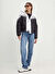 KARL LAGERFELD Siyah - Beyaz Kadın Dik Standart Desenli Mont 245W1505 