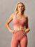 Calvin Klein 00GWS4K193XKQ-WO - Sports Bra High Kadın Pembe V Yaka Normal Kalıp Sporcu Sütyeni