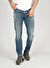Lee Cooper  Erkek Düz Paça Slim Fit  Denim Pantolon 251 LCM 121030 JACK GERARD BLUE MID