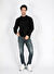 Lee Cooper Siyah Erkek Yarım Balıkçı Regular Fit Kazak 251 LCM 241055 RUBY SİYAH 