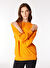 People By Fabrika Turuncu Kadın Bisiklet Yaka Loose Fit Sweatshirt PBF4WL-SWT5590