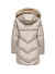 Only Açık Kahve Kadın Normal Kapitone Kaban ONLMYNTE BF LONG PUFFER OTW 