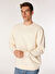 Columbia 9150221190_CS0382 Krem Erkek Bisiklet Yaka Normal Kalıp Sweatshirt