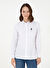 U.S. Polo Assn. Beyaz Kadın Bisiklet Slim Fit Gömlek WOX024K 