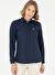 U.S. Polo Assn. Lacivert Kadın Bisiklet Slim Fit Gömlek WOXCOLOR024K 