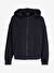 Skechers S242117-001 W Essential Full Zip Ho Siyah Kadın Kapüşon Yaka Normal Kalıp Zip Ceket
