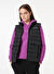 Skechers S242319-001 W Outerwear Padded Vest Siyah Kadın Fermuarlı Yaka Normal Kalıp Yelek