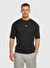 New Balance Siyah Erkek Normal Düz T-Shirt UNT3417-BK-NB Unisex Tshirt 