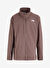 The North Face Kahve Erkek Bisiklet Normal Düz Polar Sweatshırt NF0A855X1OI1_M 100 GLACIER FULL ZIP 