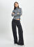 Wrangler Siyah Kadın Relaxed Denim Pantolon W2H5009B34 Evening Dark Jean 