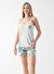 Wondergen Gri Kadın Normal Pijama Şort 401WON-116-0137 