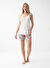 Wondergen Bej Kadın Normal Pijama Şort 401WON-116-0141 