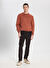 Wrangler Kahve Erkek Bisiklet Relaxed Kazak W242724220 Kahverengi Kazak 