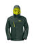 Jack Wolfskin 1115321-T0138TROPOSPHERE INS JKT M Koyu Yeşil Kapüşon Yaka Regular Fit Kadın Mont
