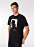 KARL LAGERFELD Siyah Erkek Regular Fit Baskılı T-Shirt 245D1709_KLJ REGULAR KARL SSLV TEE 
