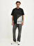 KARL LAGERFELD Siyah Erkek Standart Baskılı T-Shirt 246D1701_KLJ RELAXED TROMPE LOEIL T 