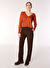 People By Fabrika Kahverengi Kadın Classic Fit Düz Pantolon SPBFWL-PNT5562