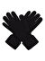 Calvin Klein Siyah Kadın Düz Eldiven CASHMERE CHUNKY OPEN RIB GLOVES 