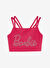 Barbie Pembe Kız Çocuk Taşlı Bluz BRB5SG-BLZ6008