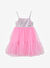 Barbie Pembe Kız Çocuk Simli Abiye Elbise BRB5SG-ELB6003