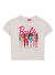 Barbie Ekru Kız Çocuk Baskılı T-Shirt BRB5SG-TST6015