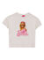 Barbie Ekru Kız Çocuk Baskılı T-Shirt BRB5SG-TST6420