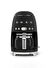 Smeg 50'S Style Dcf02Blmeu Mat Siyah Filtre Kahve Makinesi