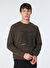 Gmg Fırenze Haki Erkek Bisiklet Slim Fit Sweatshirt GU24MFW08018 