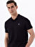Fabrika Siyah Erkek Basic Kıvrılmaz Yaka Serin Tutma Özellikli Polo T-Shirt F5SM-TST 2779