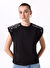 Fabrika Comfort Siyah Kadın Relaxed Nakışlı T-Shirt FC5SL-TST0122